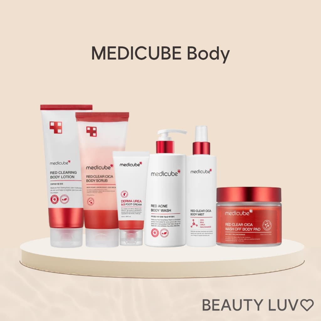 [Medicube] Body Line Collection / Lavagem Corporal 2.0, Esfoliante Corporal, Névoa Corporal