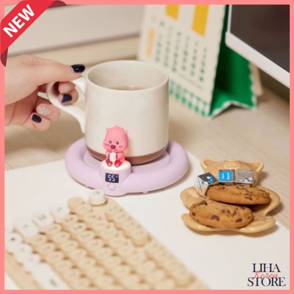ZANMANG LOOPY Figuras Caneca De Café Aquecedor De Mesa De Personagem