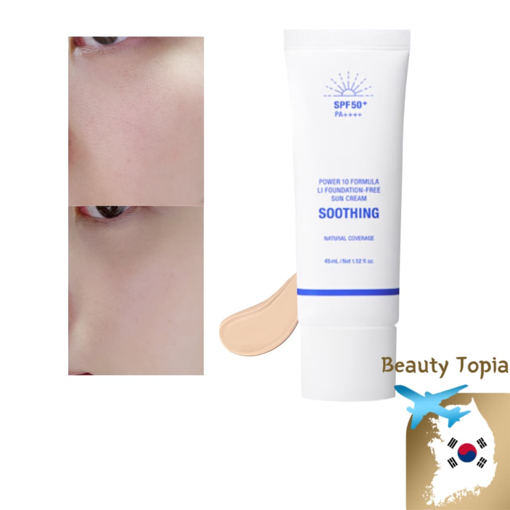 It's skin protetor solar it skin creme clareador facial hidratante facial  Power 10 Formula LI Foundation free Suncream SPF50+ PA++++ 45ml