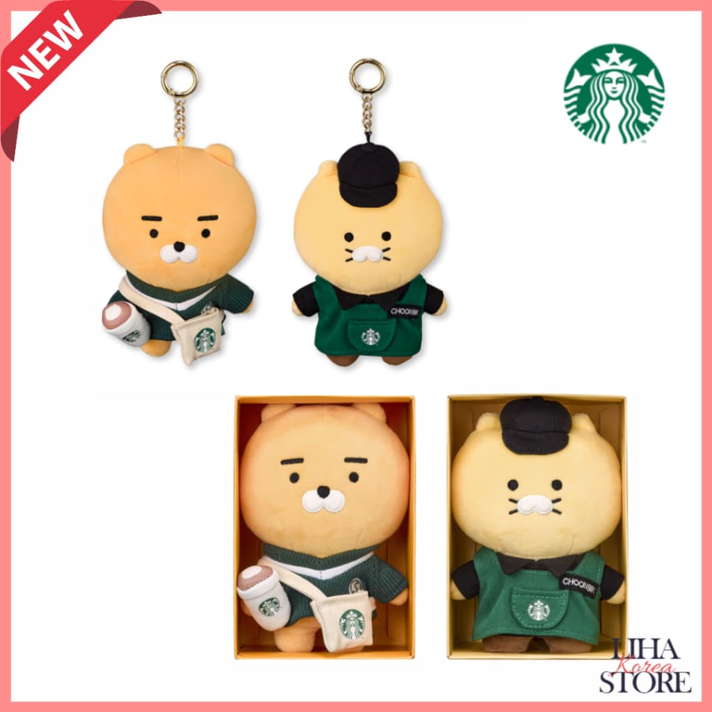 Chaveiro Kakao Friends Colaboração Starbucks Ryan Choonsik
