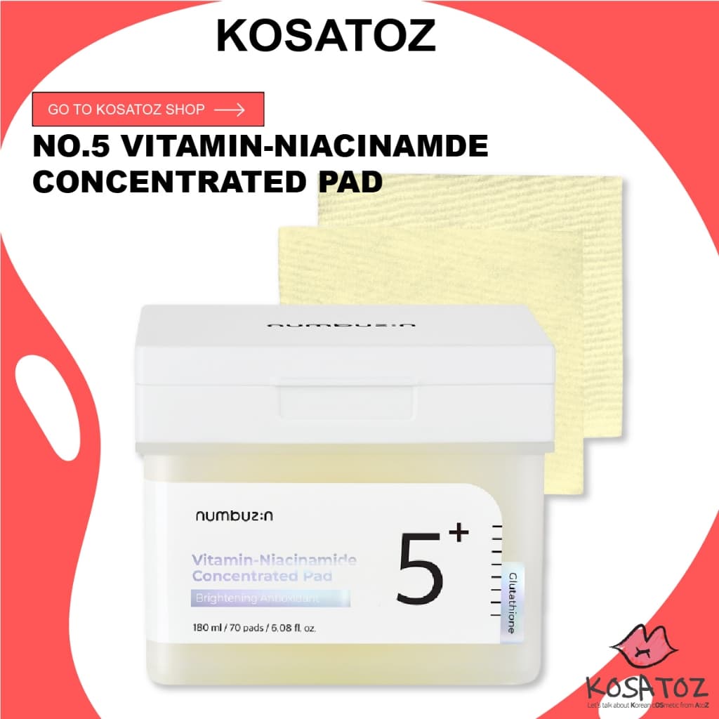 Almofada Concentrada De Vitamina-Niacinamida Numucin No . 5 180ml (70almofadas)