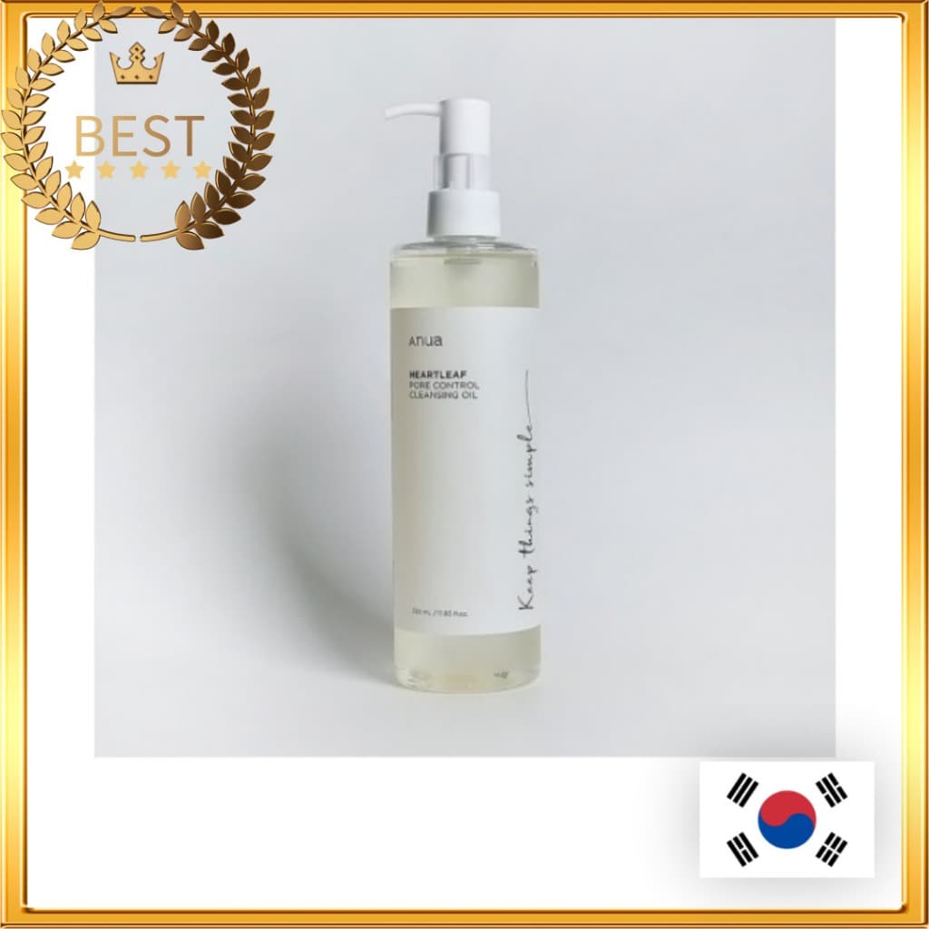 [ANUA] Heartleaf Pore Control Cleansing Oil 350mL / Óleo De Limpeza De Poros