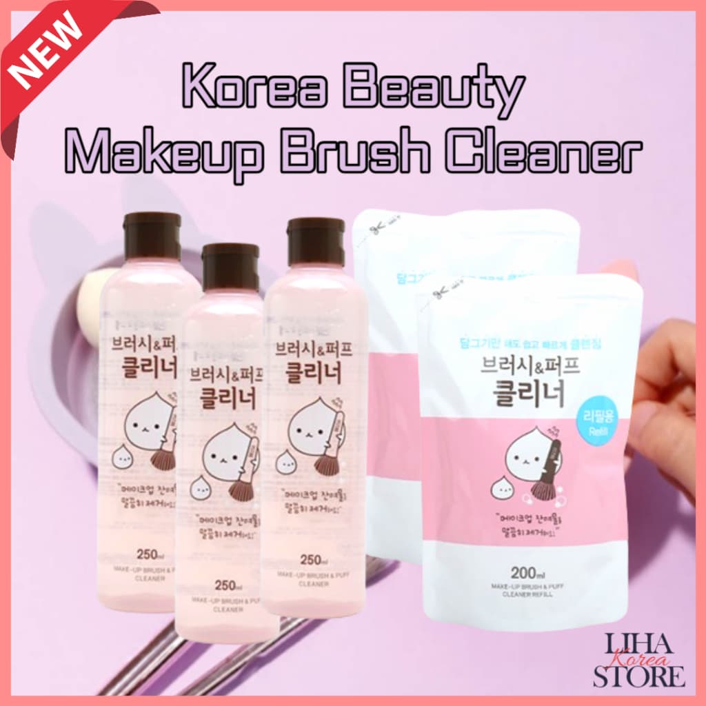 Coreia Maquiagem Escova Limpador Puff Esponja Detergente & Cleaner /