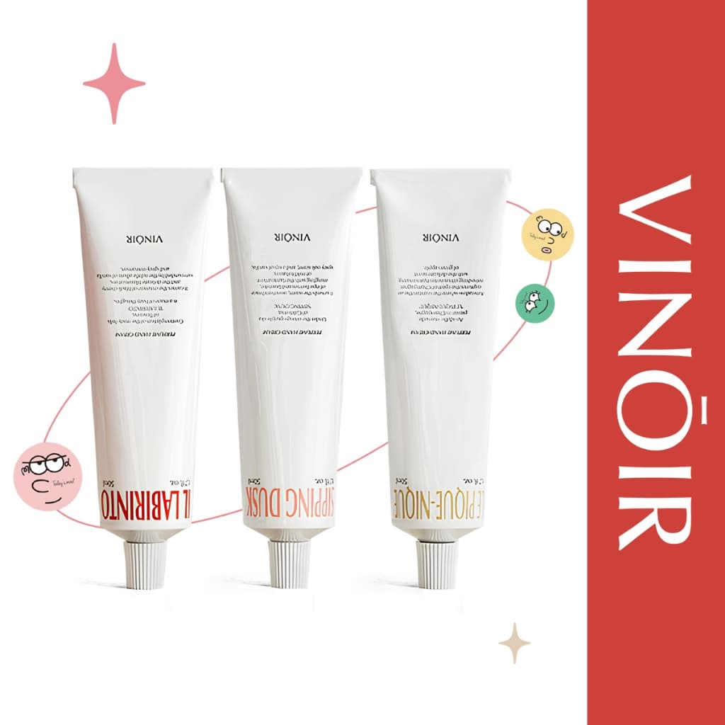 [VINOIR] Creme Decantador De Mãos 50ml | perfume Coreano Cosmético Para A Pele As Aromaterapia Essência Suavizante Umidade