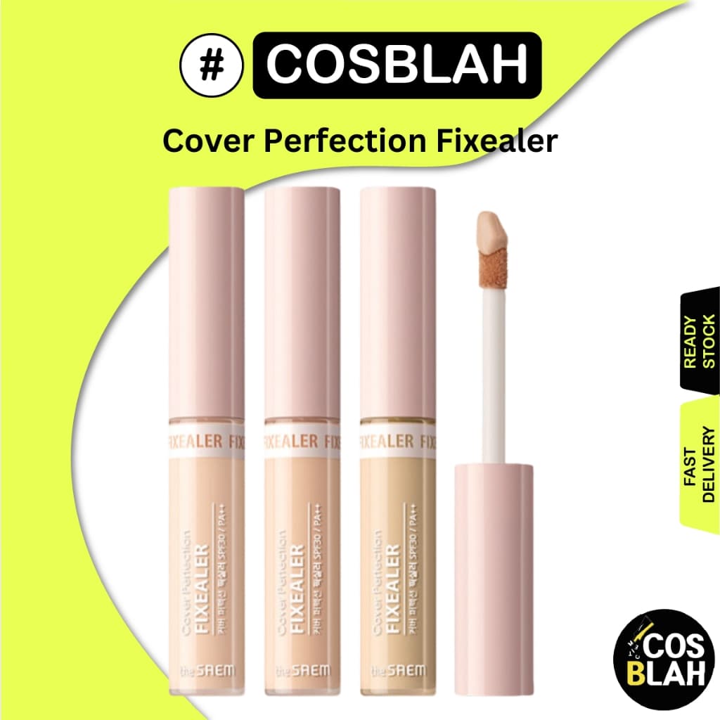The Saem Cover Perfection Fixealer 6.5g (3 Cores)