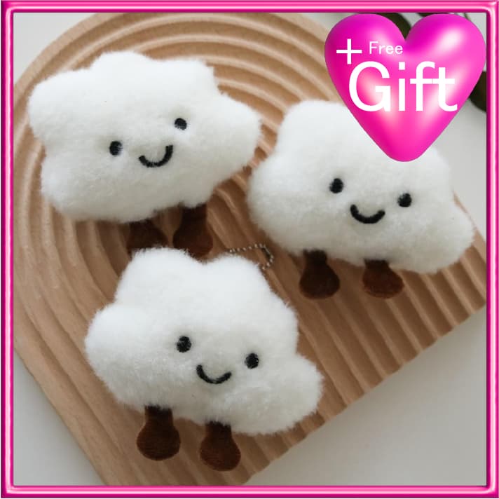 Coreano popular Chaveiro Saco Charme Nuvem Boneca item Decoração