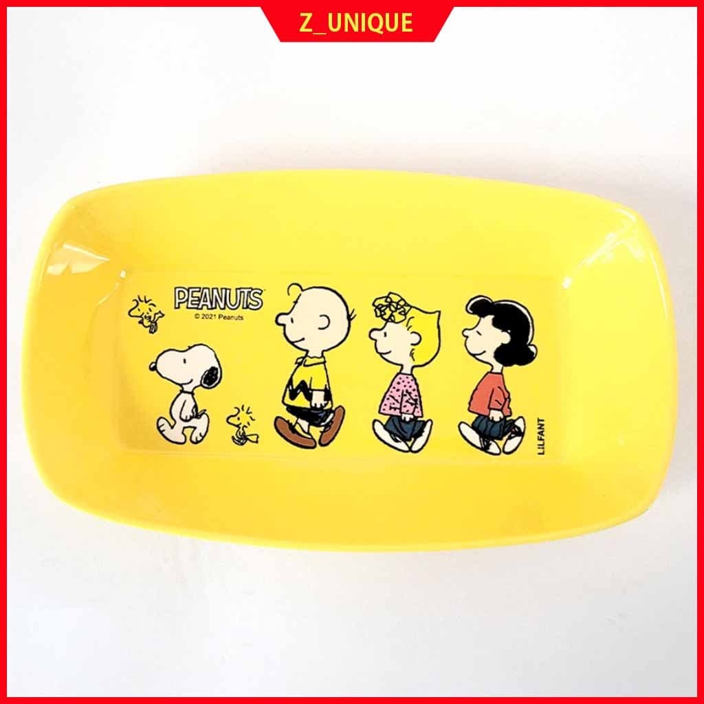 Bandeja De Prato De Melamina Para Batatas Fritas snoopy , Lanche Fofa Infantil , Utensílios De Cozinha De Personagem