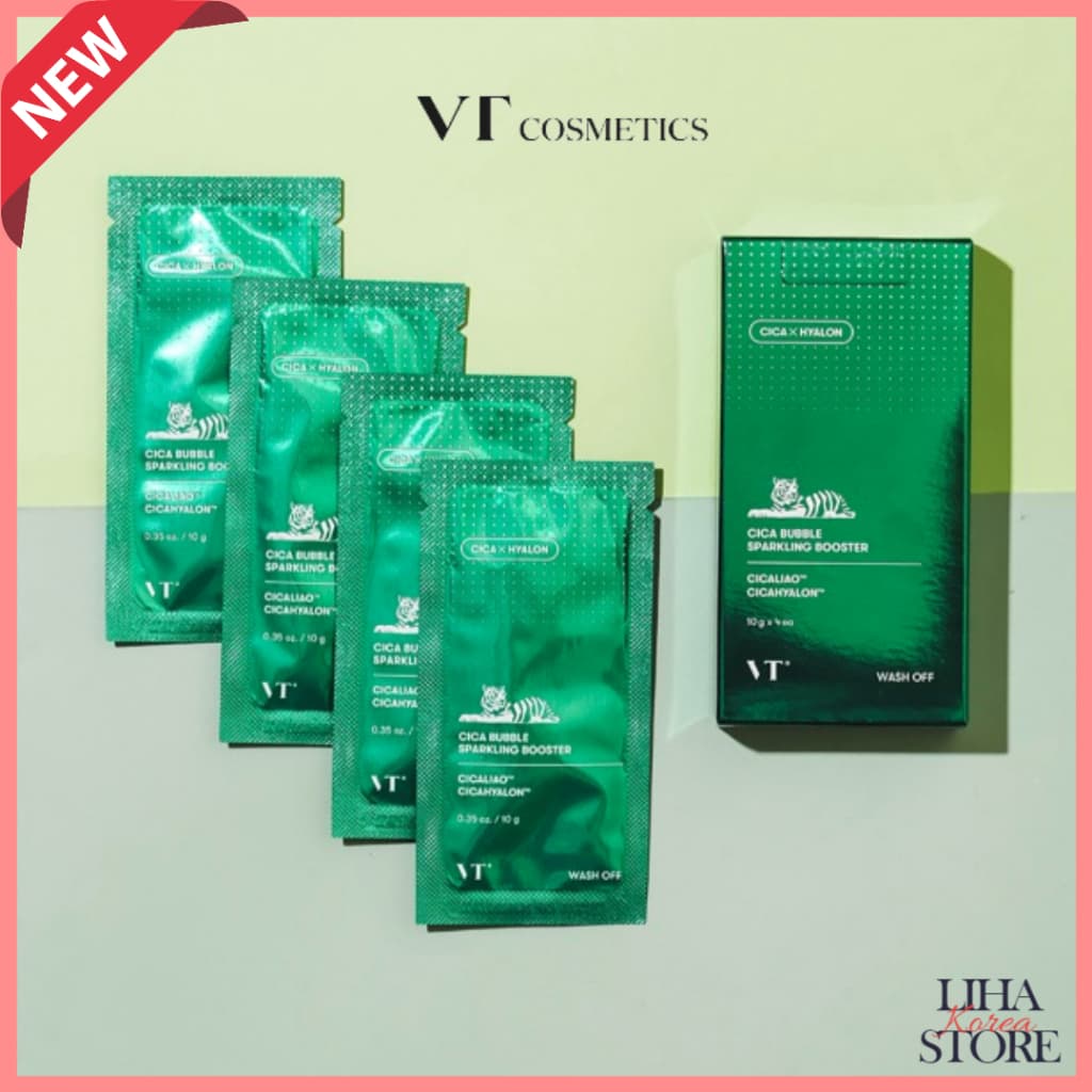 VT Cosmetics Cica Bubble Espumante Booster 10g * 4pcs