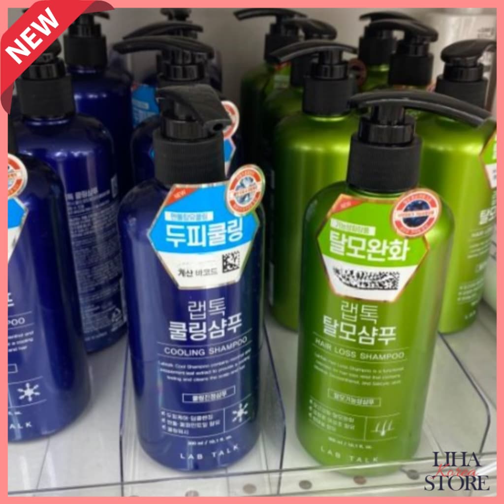 LAB TALK Shampoo Para Queda De Cabelo E Refrescante 300ml (Fabricado Na Coreia)