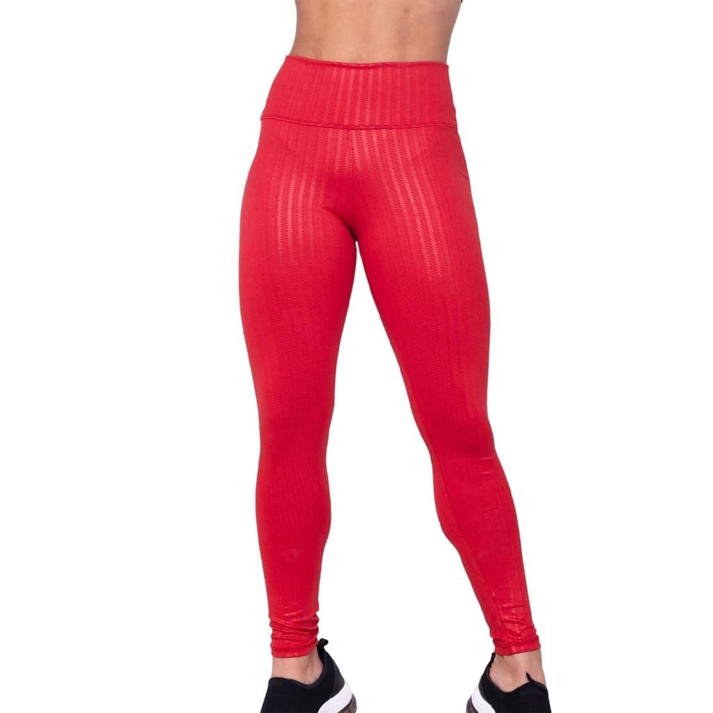 Calça Legging Academia Cirre 3D Fitness de Treino Yoga Feminina Esportiva de Corrida Canelada