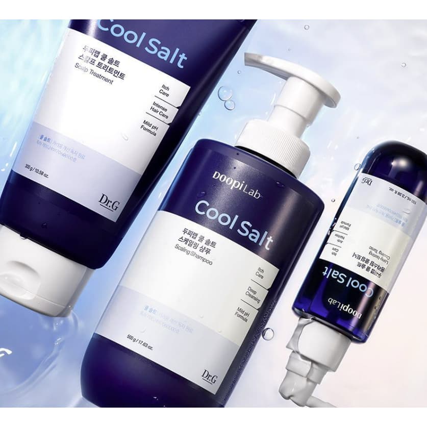 [DoopiLab] Shampoo Para Escamação De Sal Fresco , 500g , Tratamento Couro Cabeludo , 300g , Tônico Refrescante De Longa