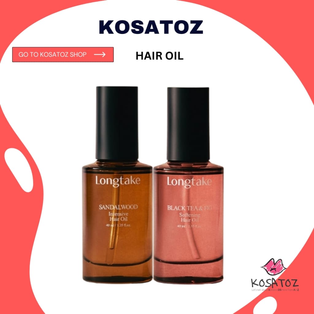 Óleo Capilar Longtake 40 ml (Sândalo/BlackTea & Fig)