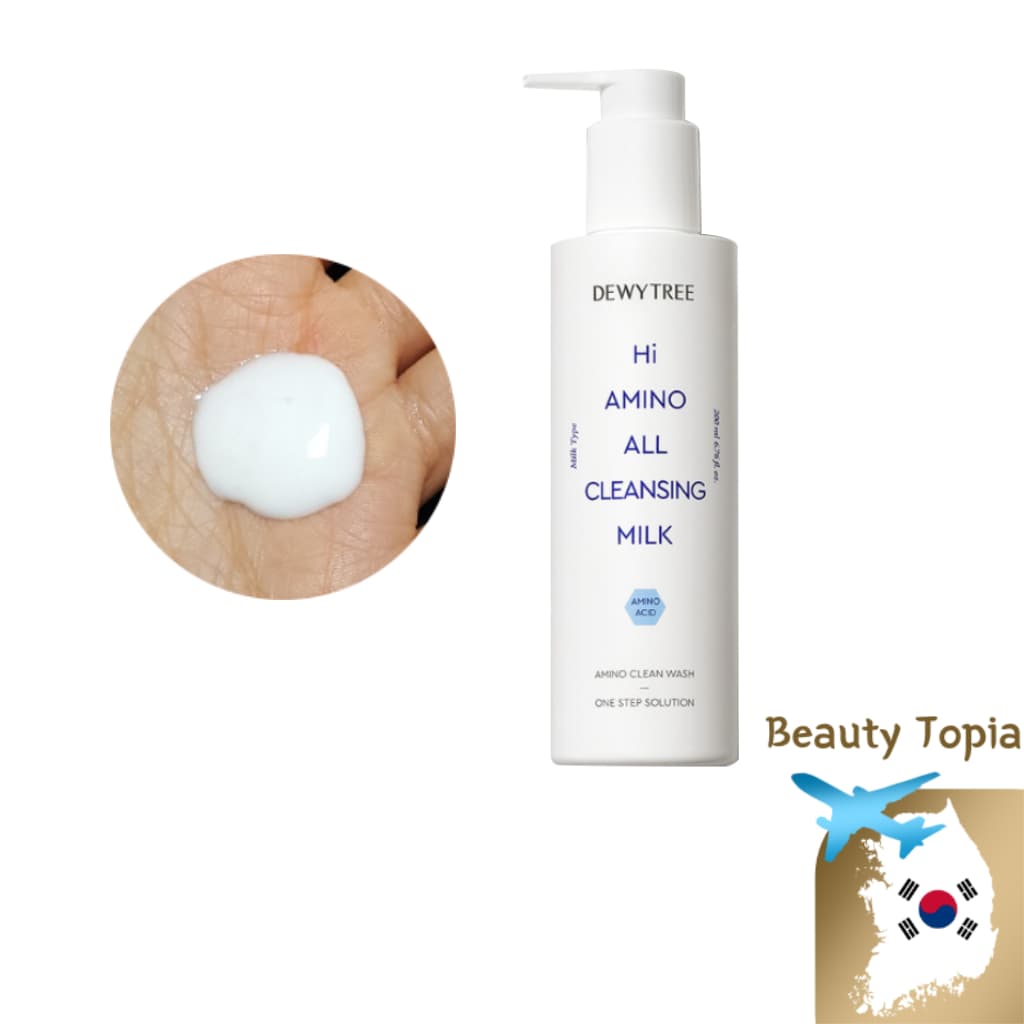 DEWYTREE sabonete facial com aminoácidos espuma de limpeza Hi Amino All Cleansing Milk 200ml 400ml