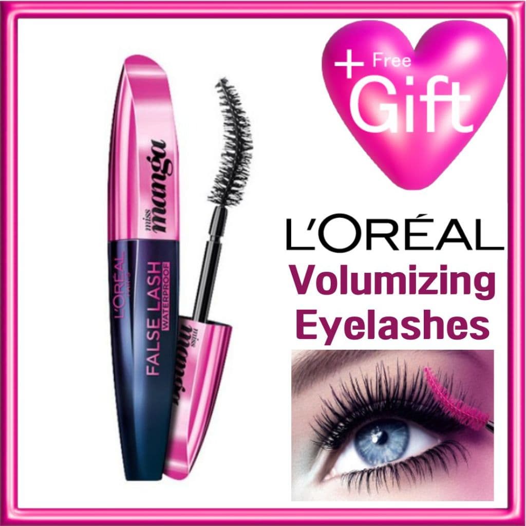 Máscara À Prova D'água LOreal Paris Fake Lash Miss Manga