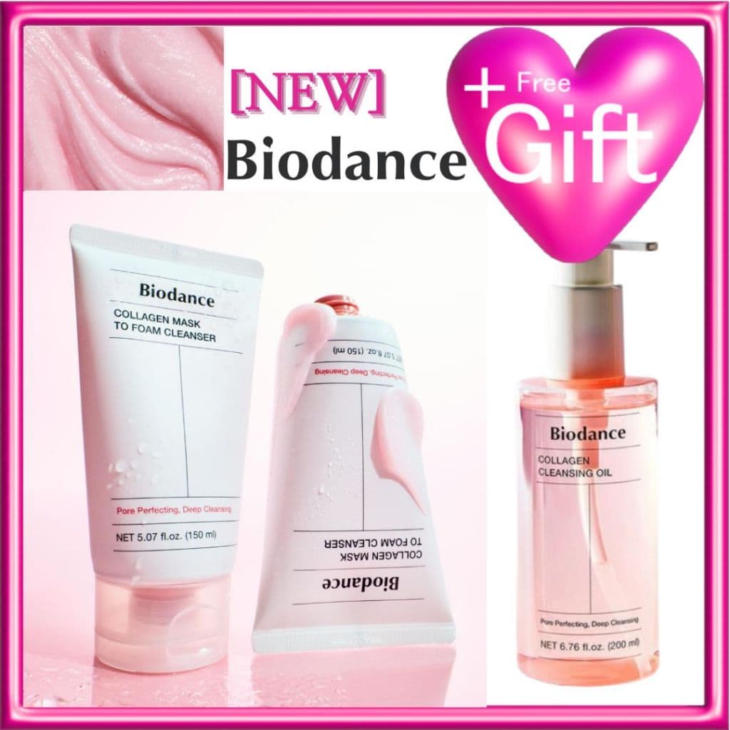 [Novo/Biodance] Máscara De Colágeno Limpador De Espuma Óleo De Limpeza Facial/Primeiro Lançamento Na Olive Young Korea