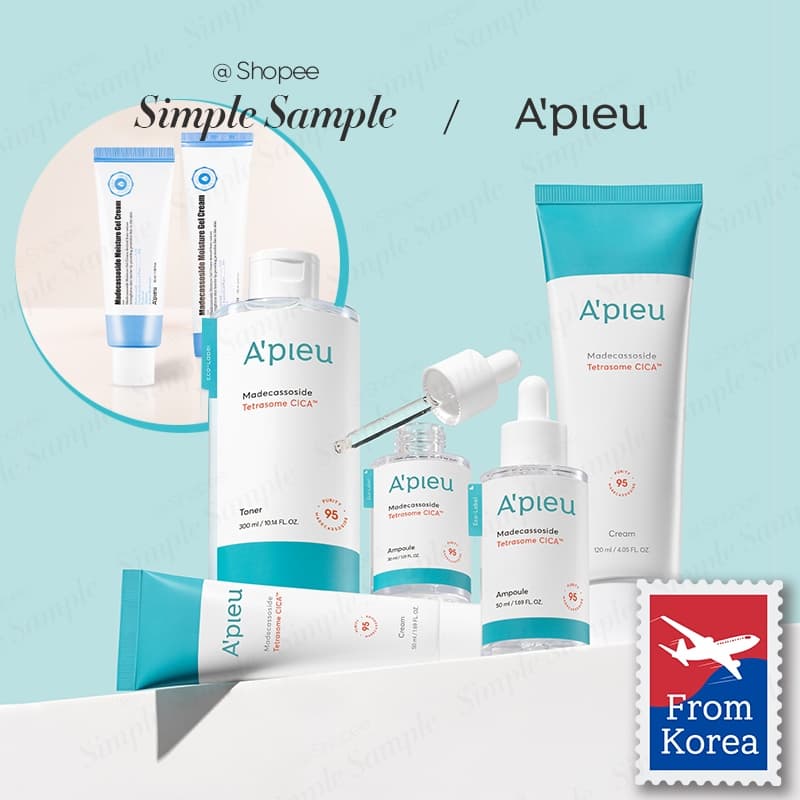 Apieu madecassoside tetrasome cica skin care line