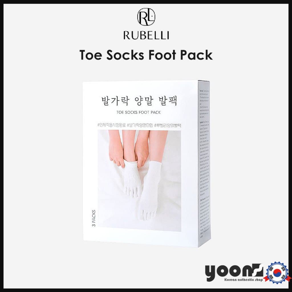 [Rubelhi] Pacote Para Pés De Meias Toe 1 Caixa (3 Pacotes) _da Coreia