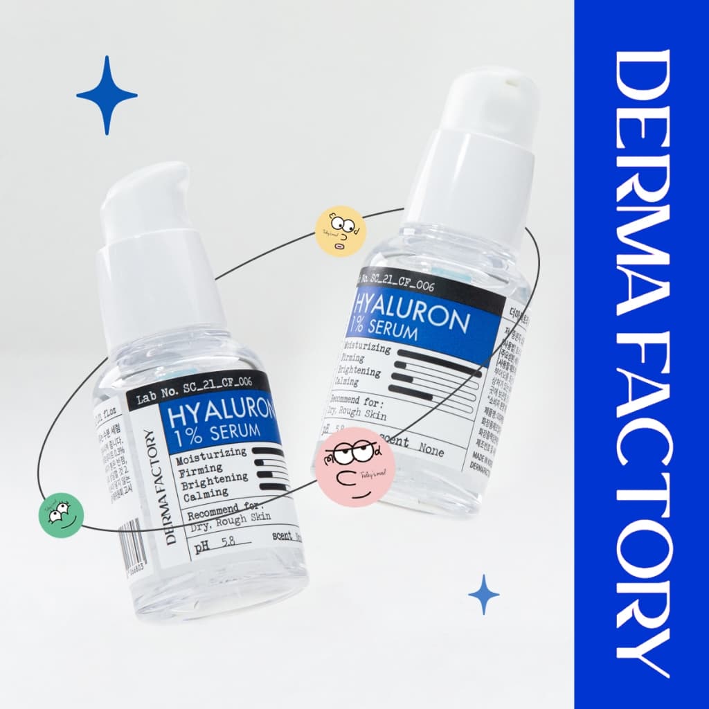 [Fábrica Derma] (1 + 1) Hialuron 1 % Soro 80ml | Betaína HA Com Ácido Hialurônico De Baixo Peso Molecular