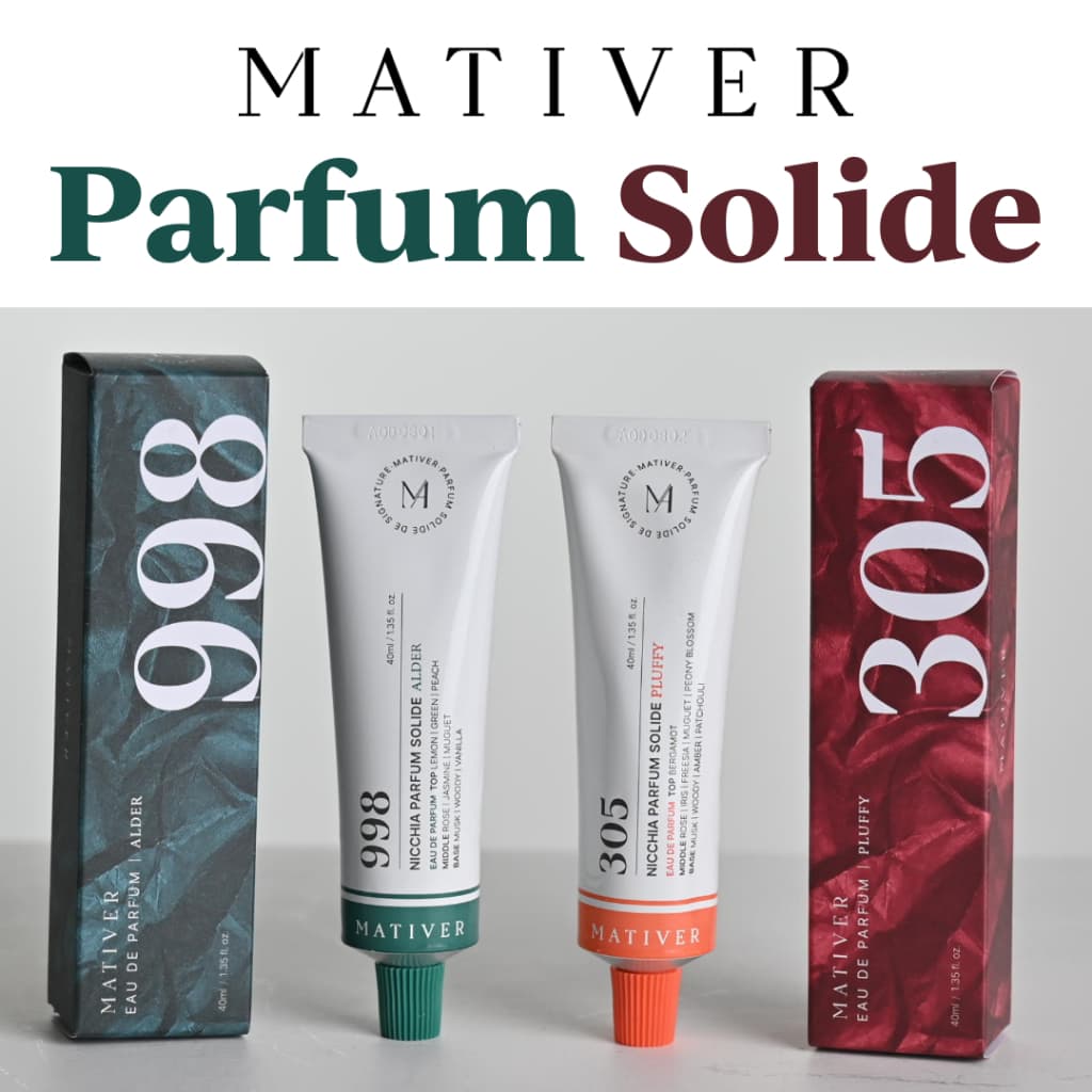 Perfume Sólido e Creme para Mãos MATIVER 40ml Longa Duração Sem Álcool