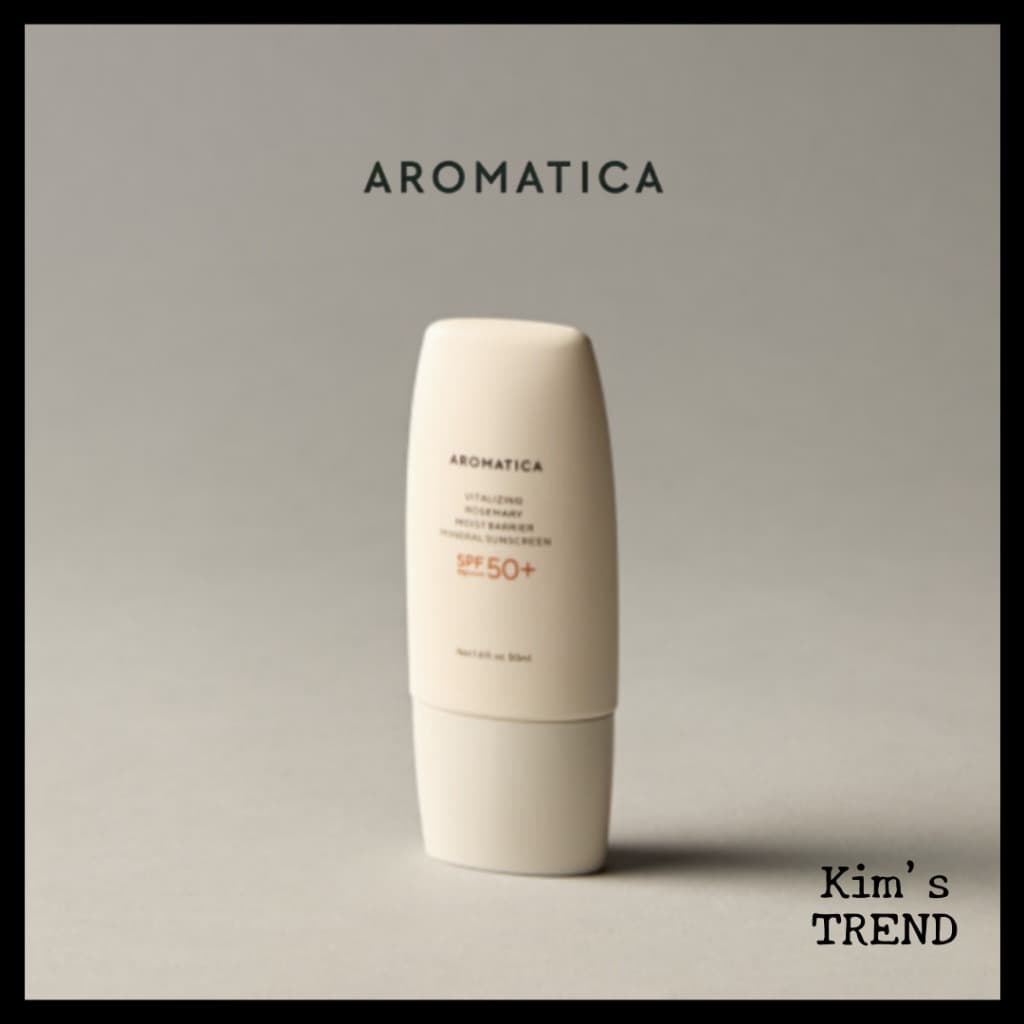 [Aromatica] Vitalizing Rosemary Moist Barrier Mineral Sunscreen SPF 50+ PA++++ (50ml)