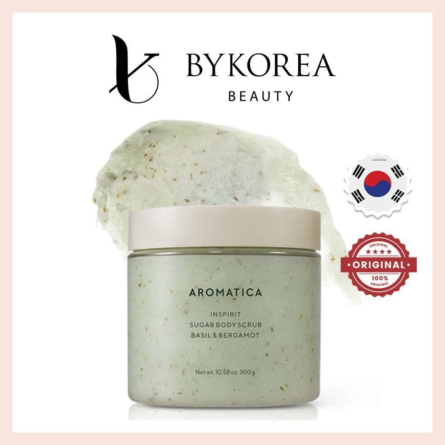 AROMATICA Sugar Body Scrub Basil & Bergamot 300g