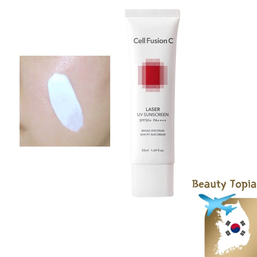 Cell Fusion C Protetor solar de colágeno Laser Sunscreen SPF 50+ PA++++ 50ml