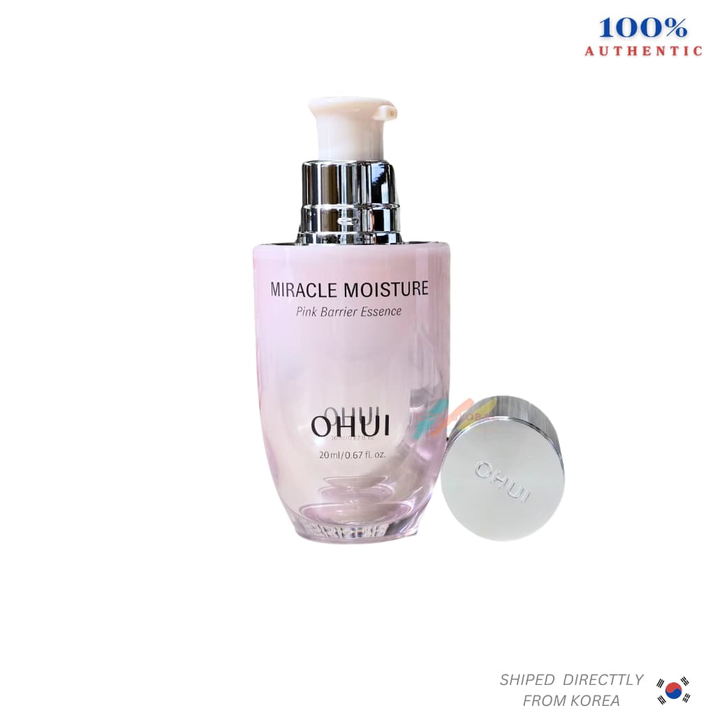 Data De . 02.2027| OHUI Miracle Moisture Rosa Barreira Essência 20ml Hidratante