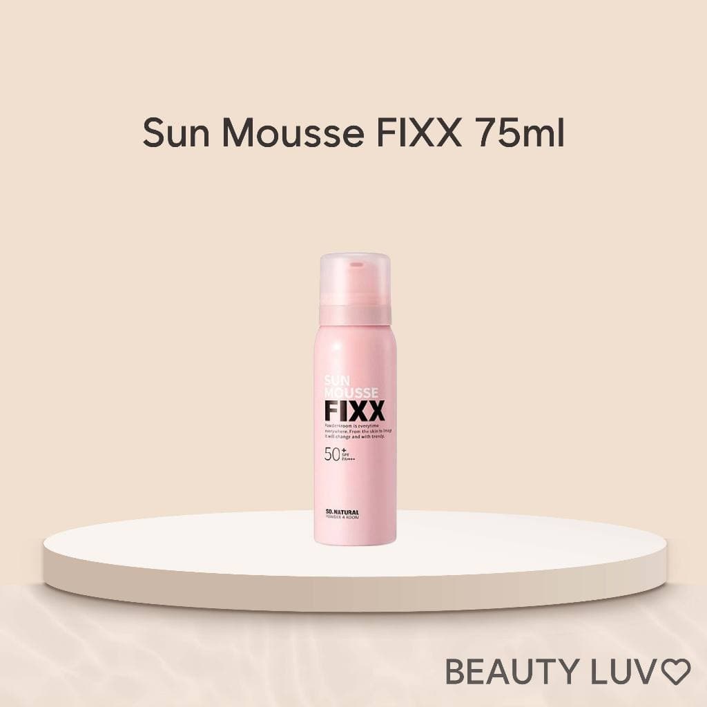 [So Natural] Mousse Solar FIXX 75ml Fps50 + PA +/Fixador 75ml