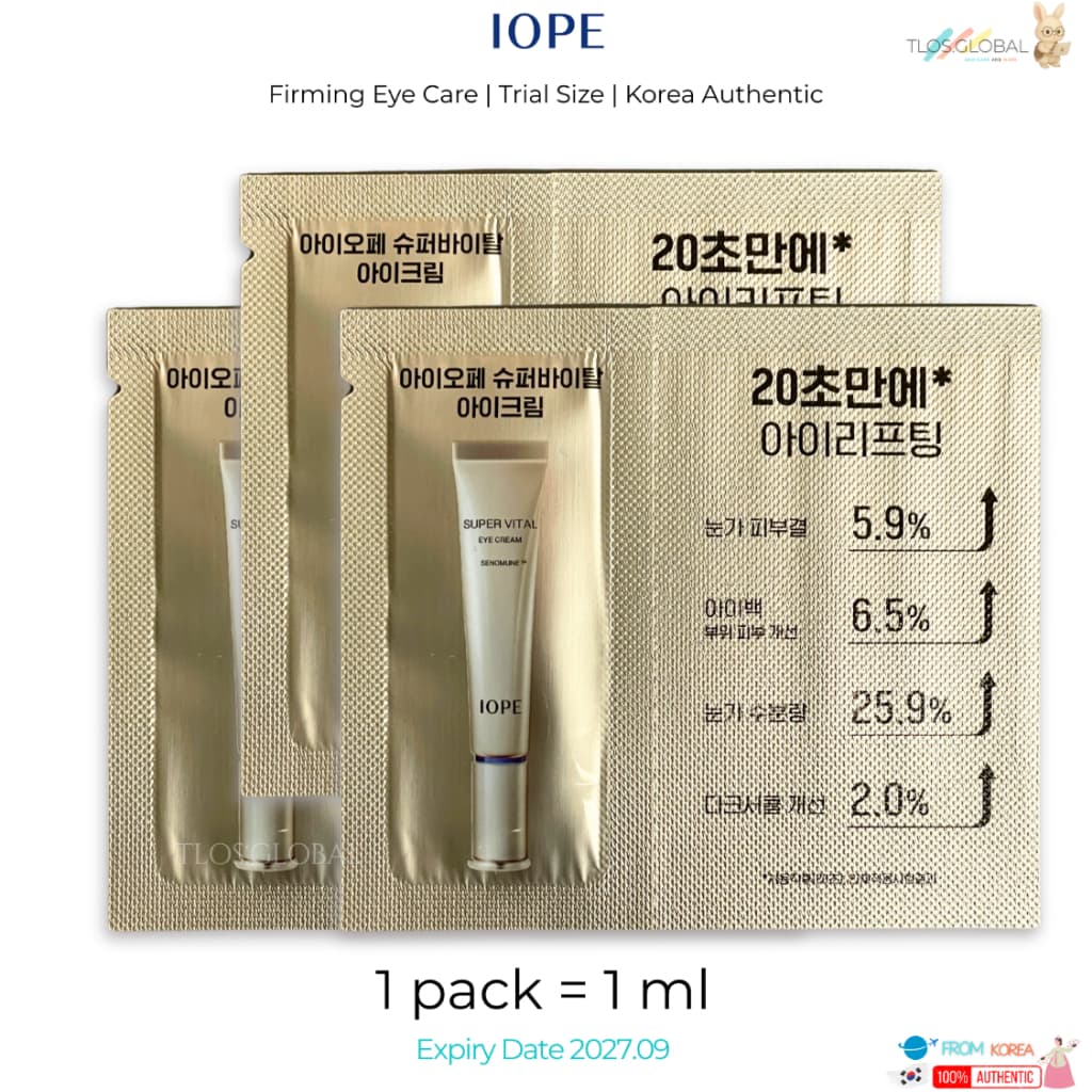 30pcs or 10pcs * 1ml IOPE Super Vital Eye Cream