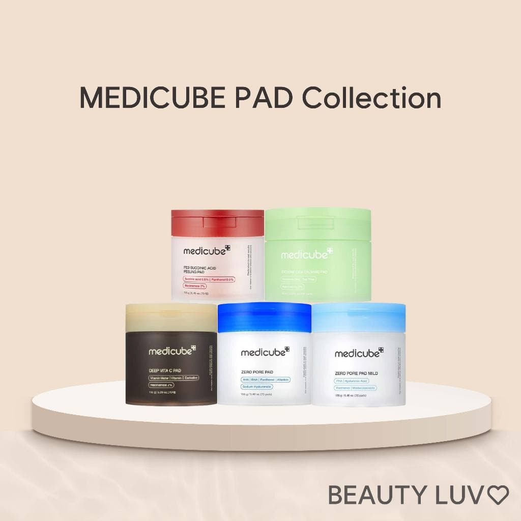 [Medicube] Pad Collection/ Coleção De Almofada/De Poros Zero , Suaves , Almofada Vita C Profunda