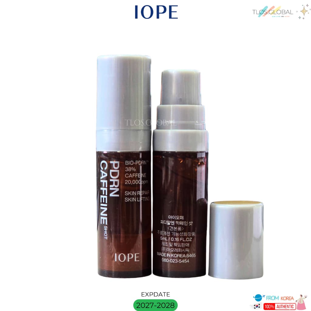 4pcs or 2pcs IOPE PDRN Caffeine Shot Serum 5ml