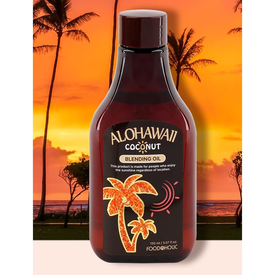 Óleo Bronzeador Mistura De Coco Alohawaii-150ml