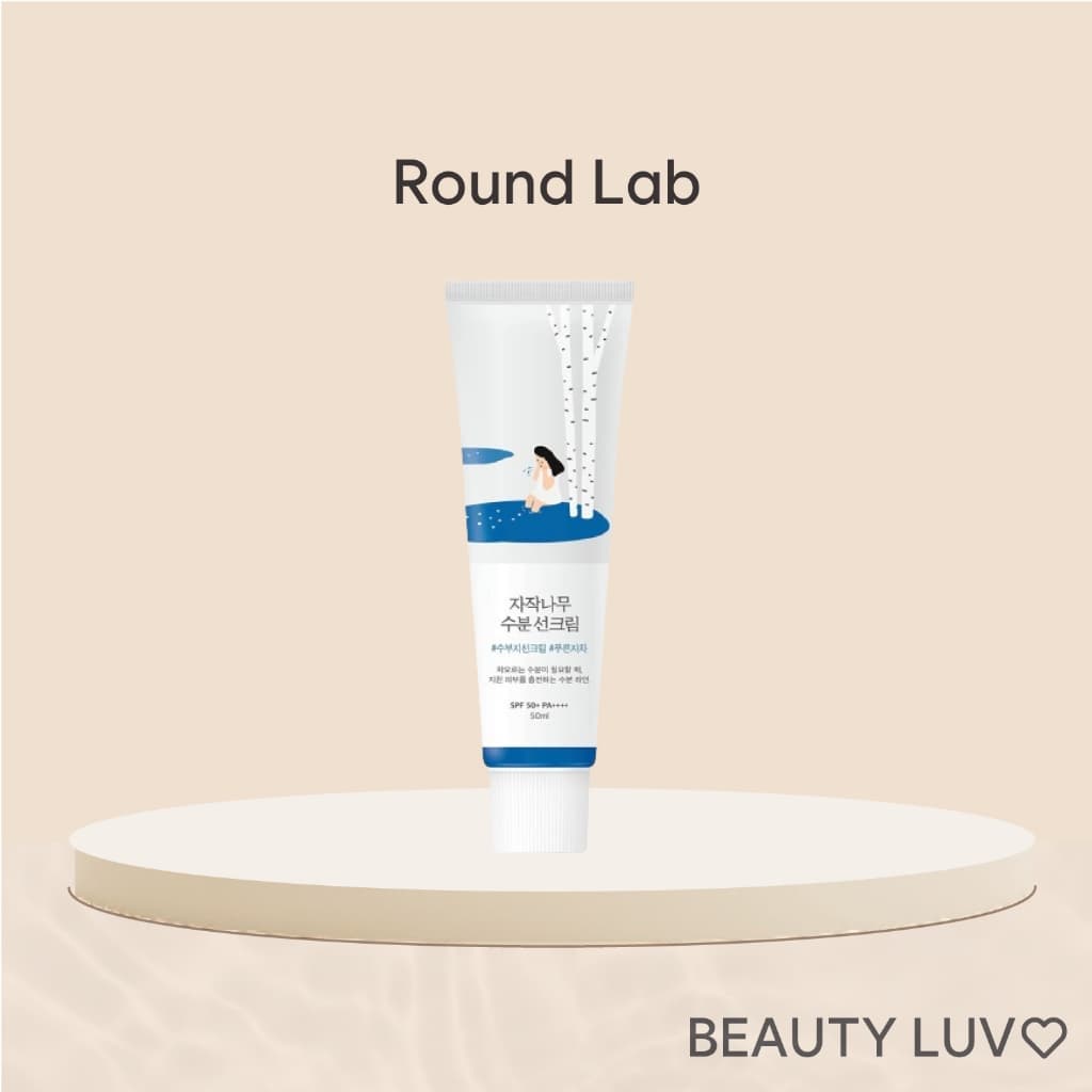 [Round Lab] Creme Solar Hidratante Suco De Birch 50ml , Protetor Facial