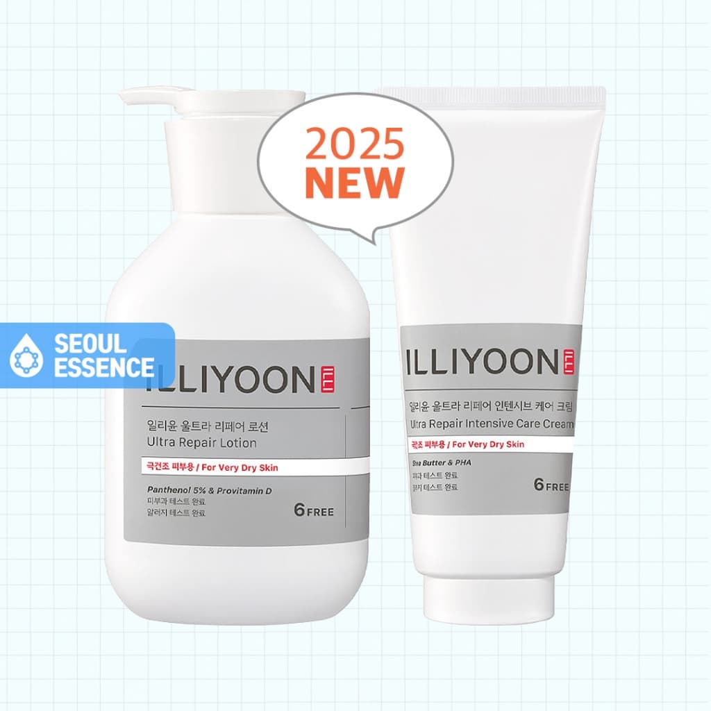 Loção ILLIYOON Ultra Repair/Creme De Cuidados Intensivos-Pantenol 5 % E Provitamina D , Para Pele Muito Seca