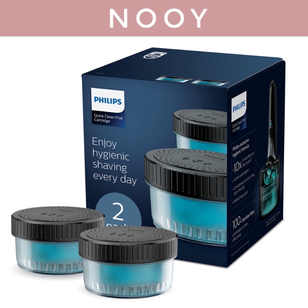 [PHILIPS] Cartuchos De Cápsula De Limpeza Rápida 2 Unidades/6 Pacotes (CC12/51 , CC16) Solução De Barbeador