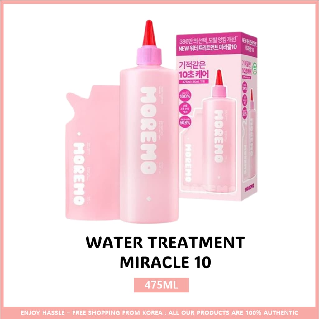para cabelos danificados MOREMO Water Treatment 6 MIRACLE 10 (200ml / 475ml/ 475ml+80ml)