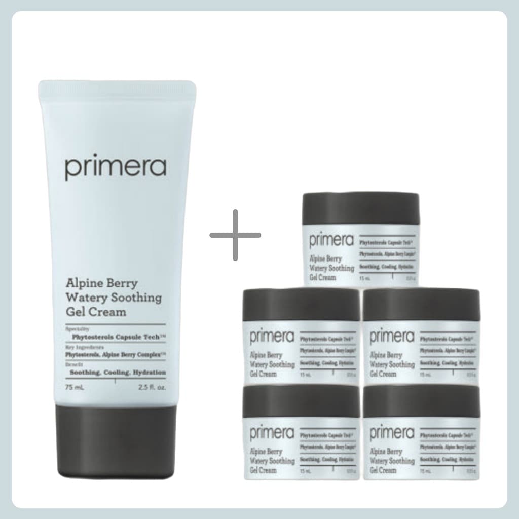 Primera Alpine Berry Creme Gel Calmante Aquoso 75ml + 75ml Bonus (Total De 150ml)