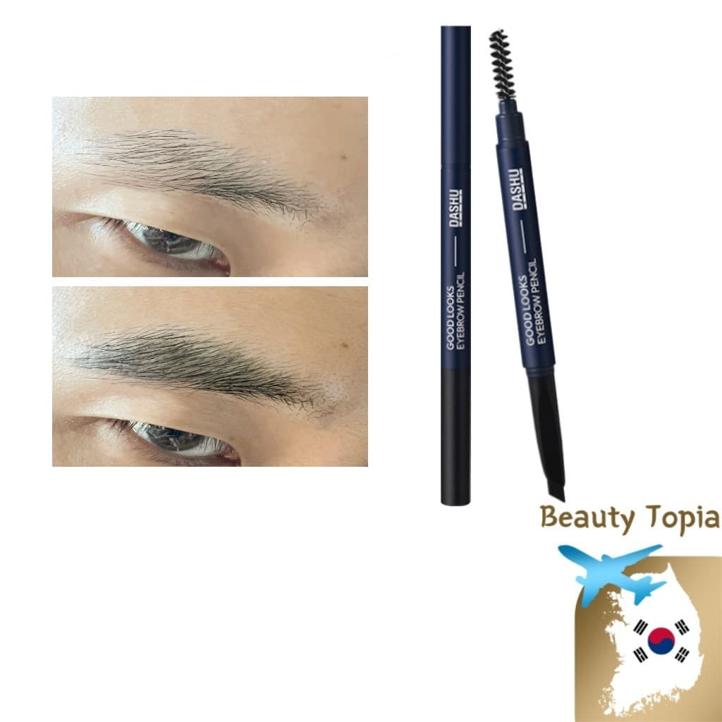 DASHU sobrancelhas de homem lápis para sobrancelhas Mans Good Looks Eyebrow Pencil