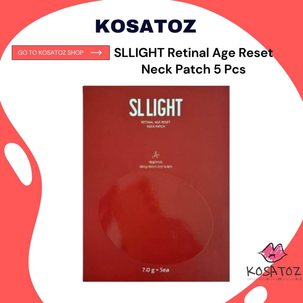 SLLIGHT Retinal Age Reset Patch De Pescoço 5 Unidades