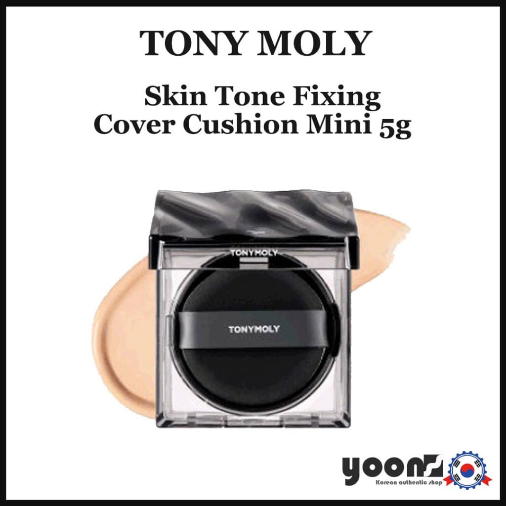 [TONYMOLY] Almofada De Capa De Fixação De Tom De Pele Mini 5g SPF40 PA + _da Coreia