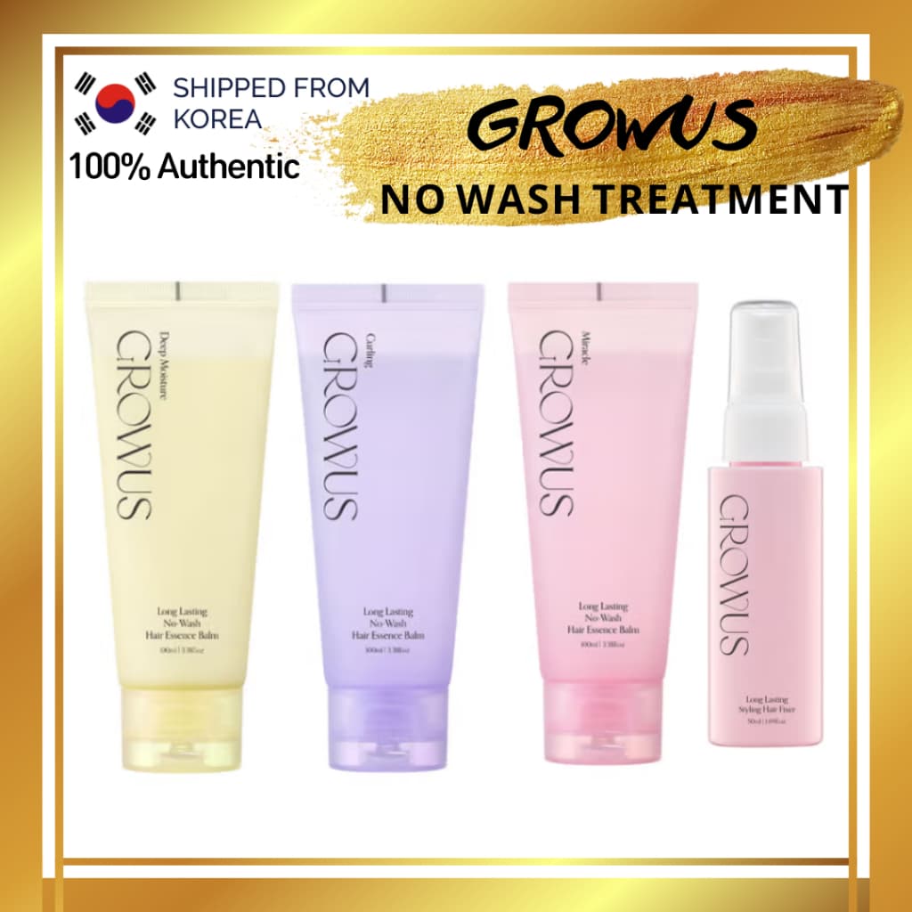 Novo [GROWUS] Terapia De Danos Tratamento Sem Lavagem Creme Capilar Curling , Umidade , Cera , Feito Na Coreia