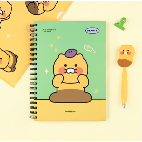 [Kakao Friends] Choonsik Índice Primavera Nota/Caderno/Bloco De Notas