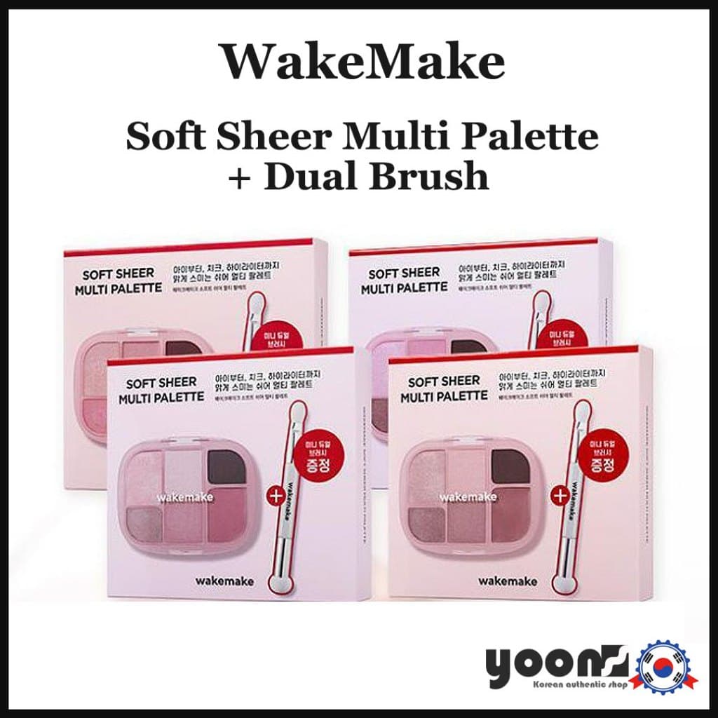 [WAKEMAKE] Paleta Multi 3 COLOR + gift_From Coréia