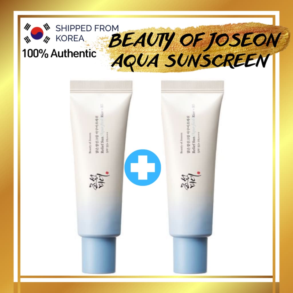 [Beleza De Joseon] Protetor Solar Facial Aqua Fresh 50ml * 2 Proteção UV Hidratante Leve Fps50 + PA +