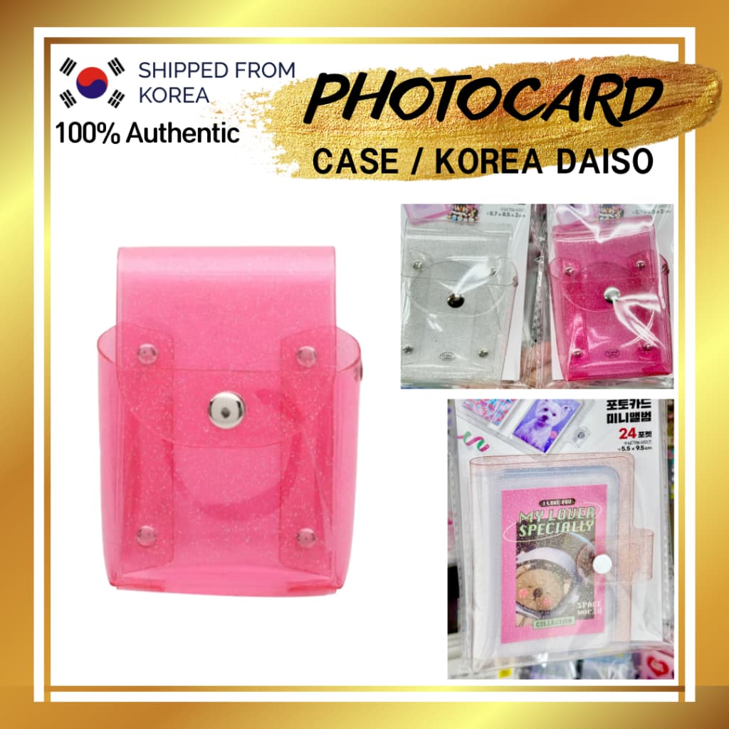 [Daiso Korea] Pasta De Cartão Fotográfico Fofa Para Coletar Livro , Álbum De Fotos , Porta-Cartões Fotográficos , Mangas Com ENHYPEN , Stray Kids , aespa , TXT , blackpink