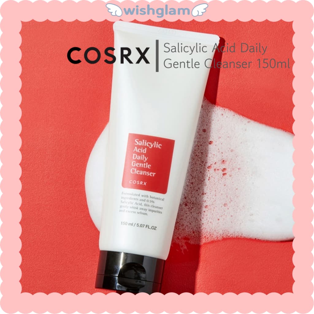 COSRX Salicylic Acid Daily Gentle Cleanser 150ml | Gel de Limpeza Facial com Ácido Salicílico | Limpeza Suave • Controle de Oleosidade • BHA • Skincare Coreano