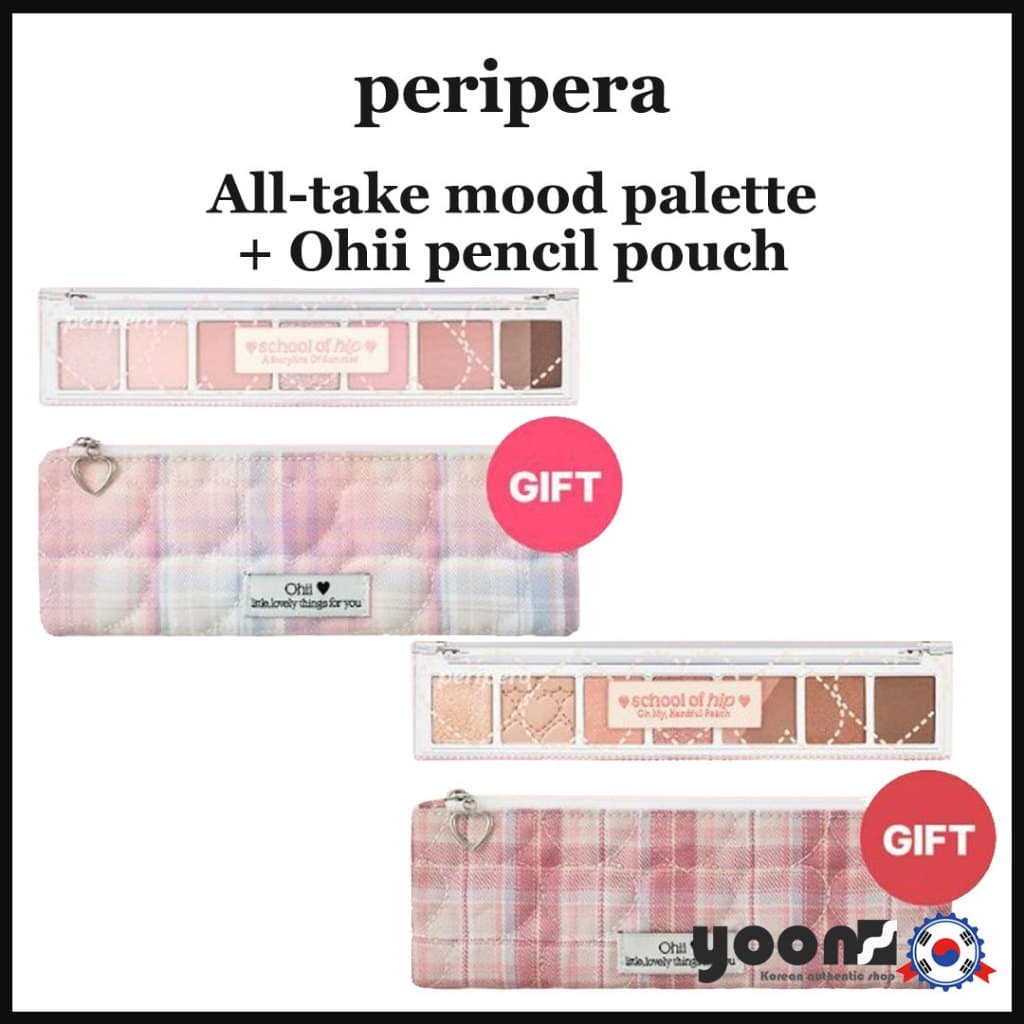 [peripera] Paleta De Humor Completa (+ Bolsa De Lápis Ohii) _da Coreia