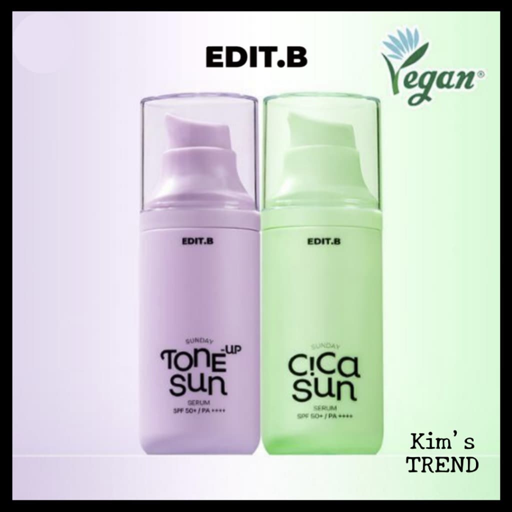 [EDIT.B] Soro Solar Tonificante Sunday Fps 50 + PA + (55ml)/Cica Sun Serum