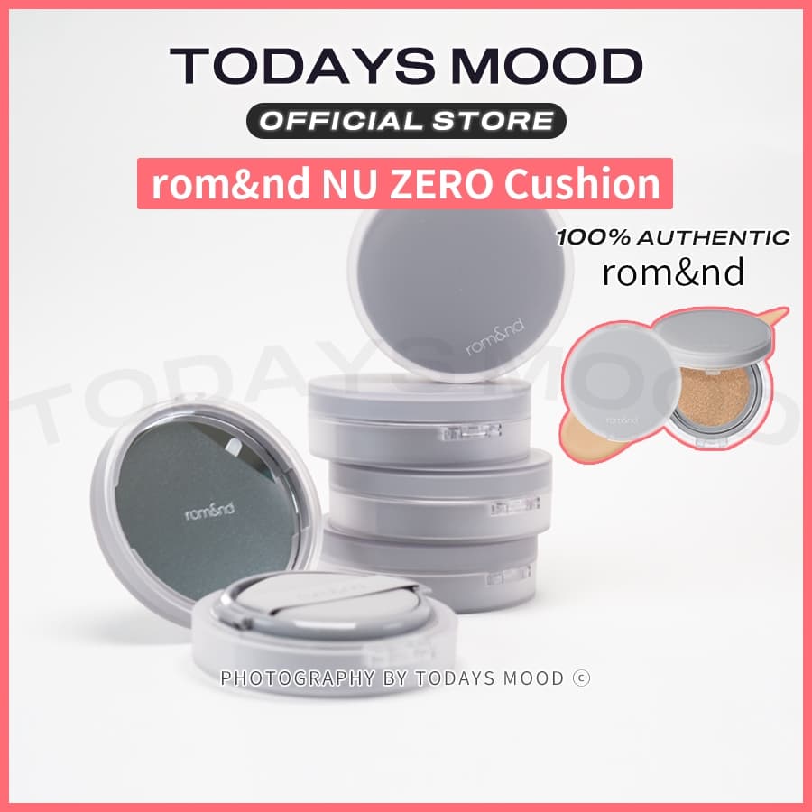 [rom&nd] NU ZERO Cushion (5 Cores) | Novo romand Lip Tint Gloss Acabamento Frutado Brilho Labial