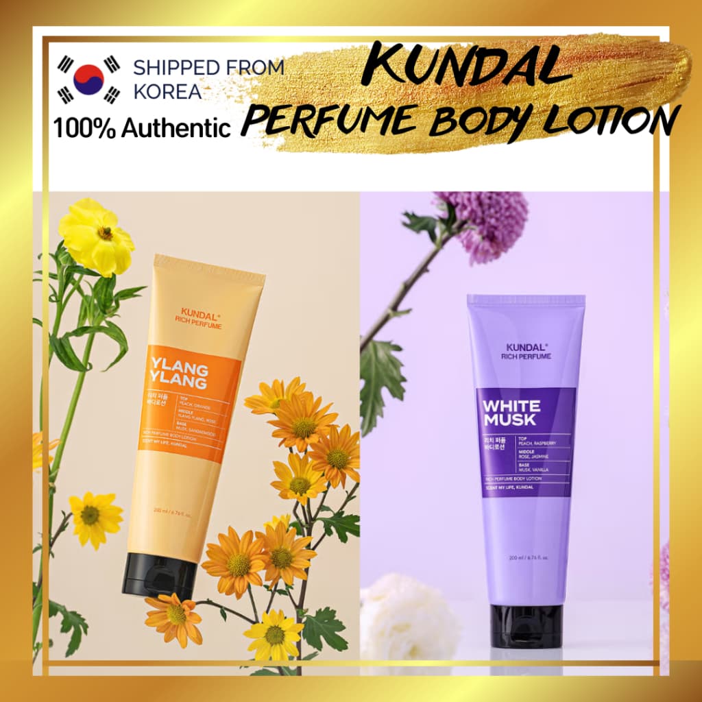 [KUNDAL] Loção Corporal/Creme Perfume Para Cuidados Com O Corpo Feito Na Coreia